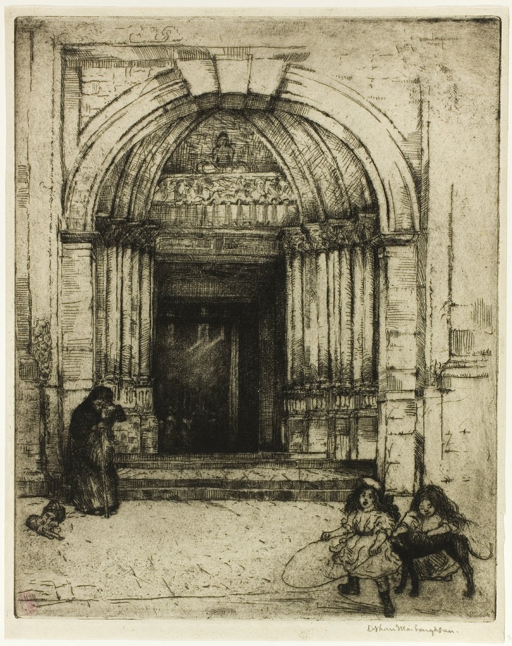 St. Germain-des-Presin portaali tekijältä Donald Shaw MacLaughlan