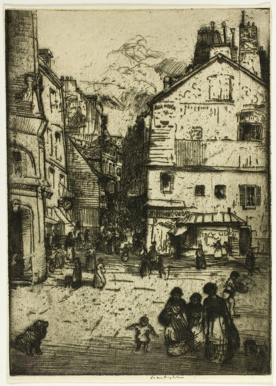 Rue Mouffetard, Pariisi tekijältä Donald Shaw MacLaughlan
