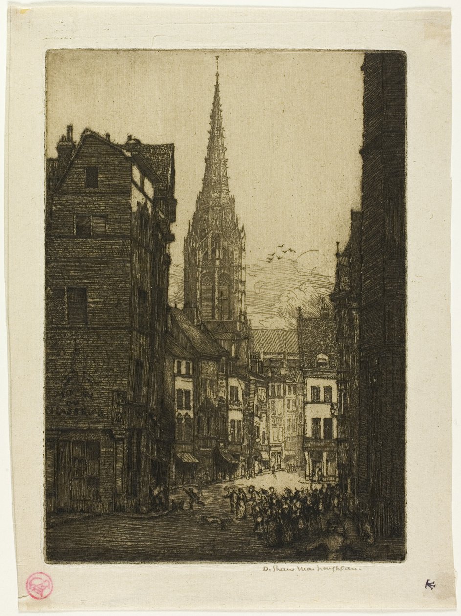 Rue du Chasseur, Rouen tekijältä Donald Shaw MacLaughlan