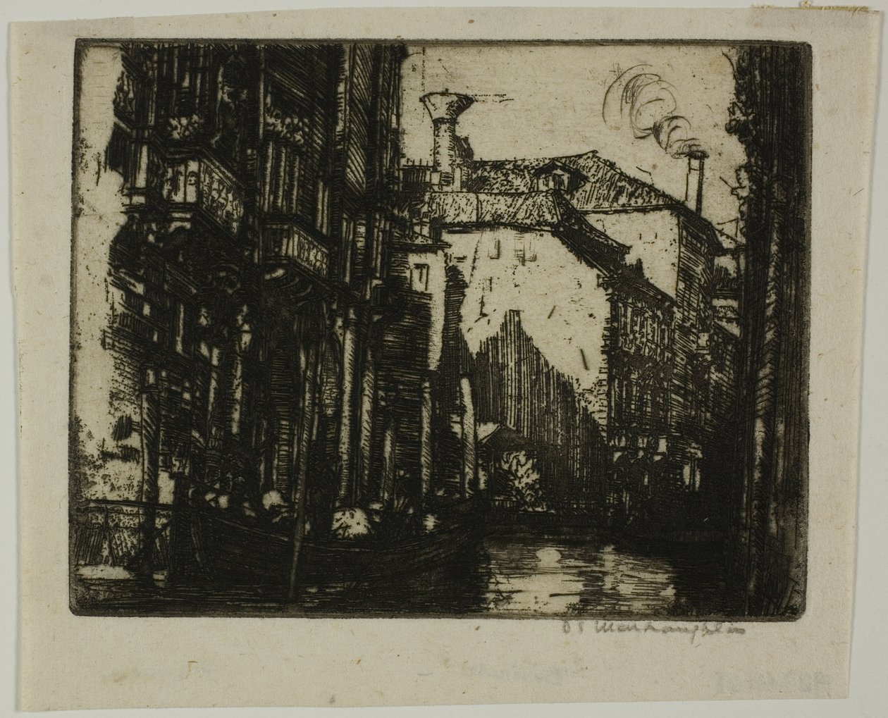 Dark Canal, Venetsia tekijältä Donald Shaw MacLaughlan