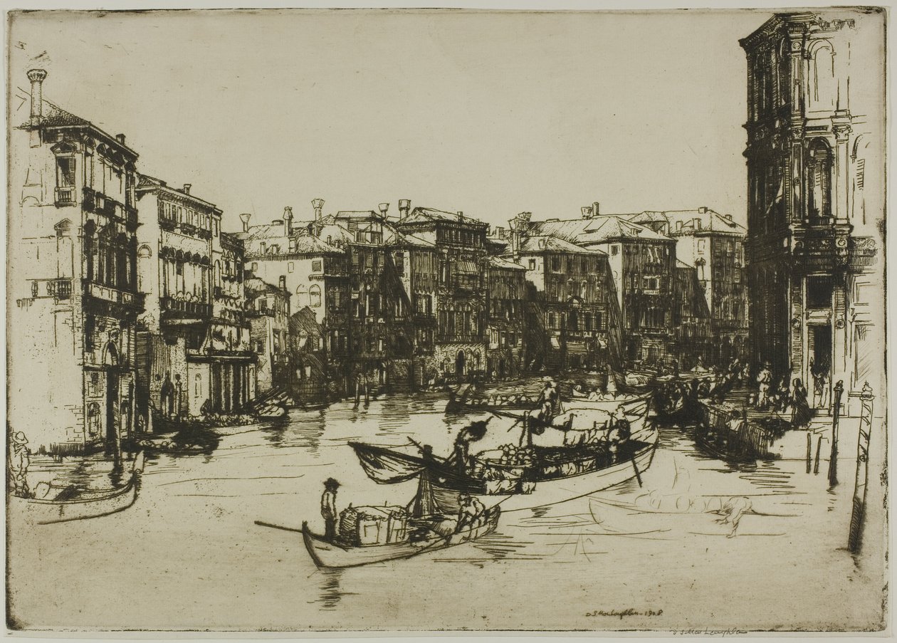 The Market, Venicefinnish tekijältä Donald Shaw MacLaughlan
