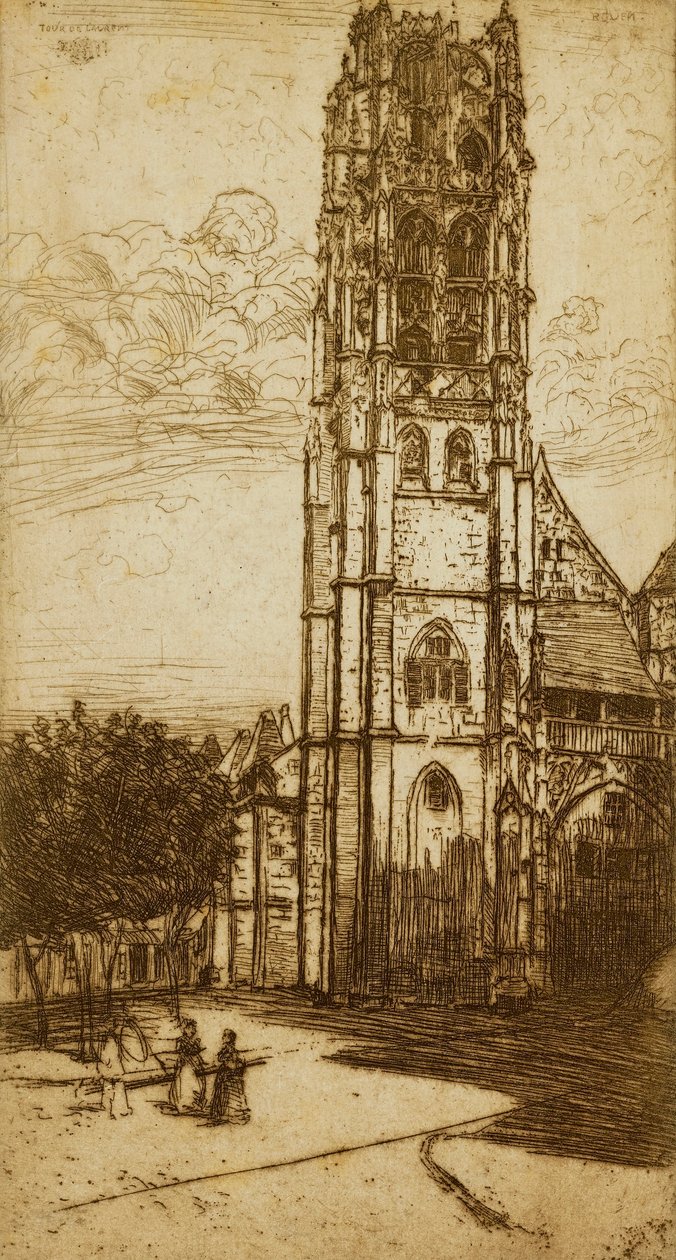 St. Laurentin torni, Rouen tekijältä Donald Shaw MacLaughlan