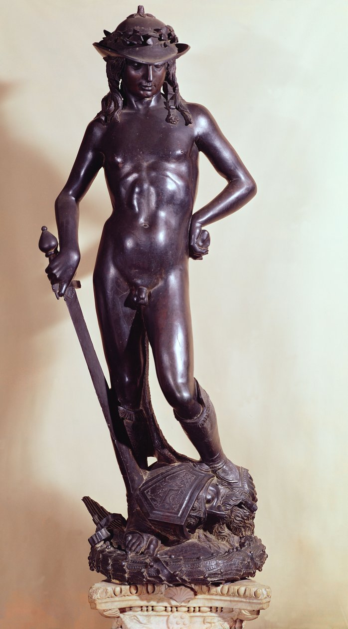 Daavid, noin 1440 (pronssi) tekijältä Donatello