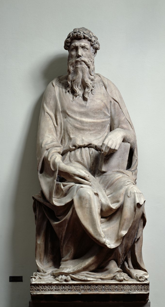 Pyhä Johannes evankelista (marmori) tekijältä Donatello