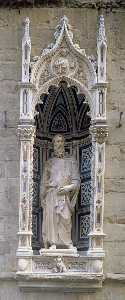 Pyhä Markus, 1411 (marmori) tekijältä Donatello