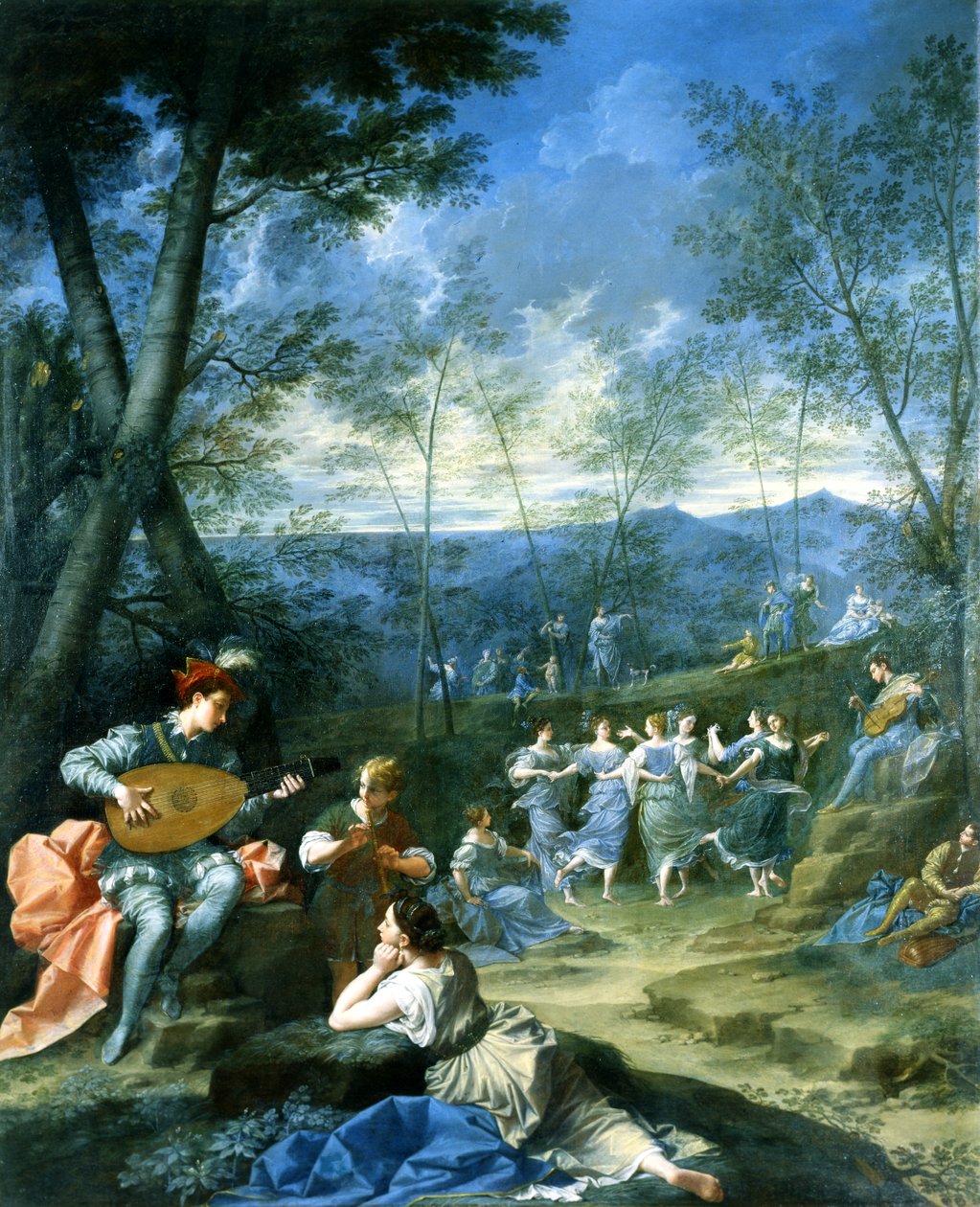 Nymfien tanssi, 1724-25 tekijältä Donato Creti