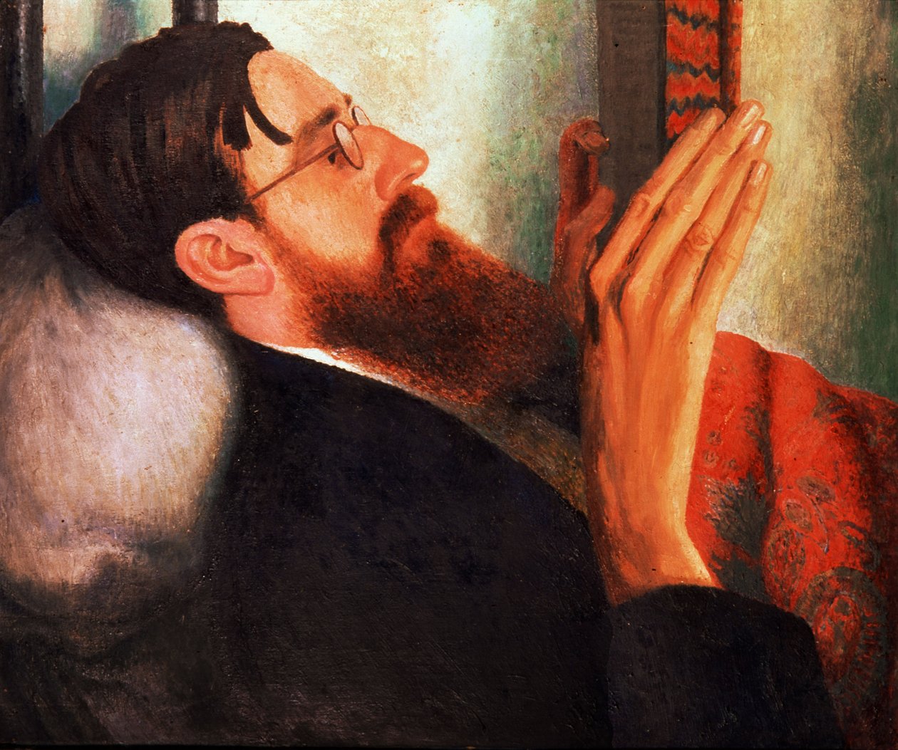 Lytton Strachey, (1880-1932) 1916 tekijältä Dora Carrington