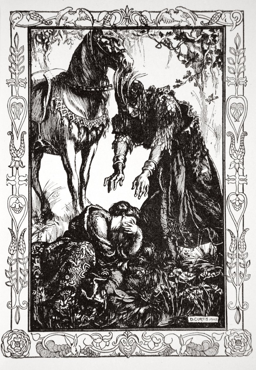 "Palamidit ilmestyivät hänen eteensä", 1905. tekijältä Dora Curtis