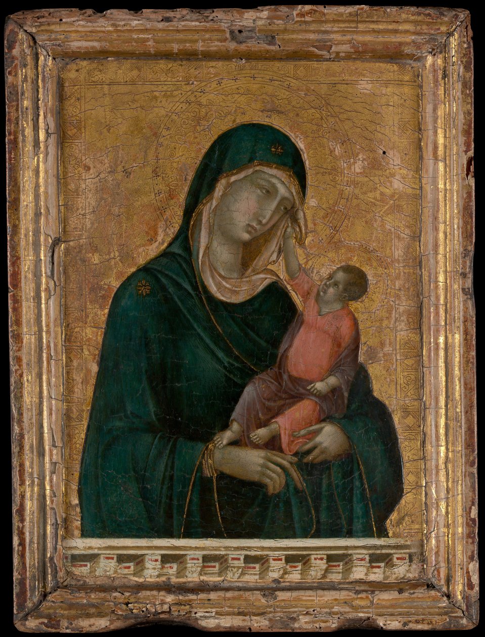 Madonna ja lapsi, n. 1290-1300. tekijältä Duccio di Buoninsegna