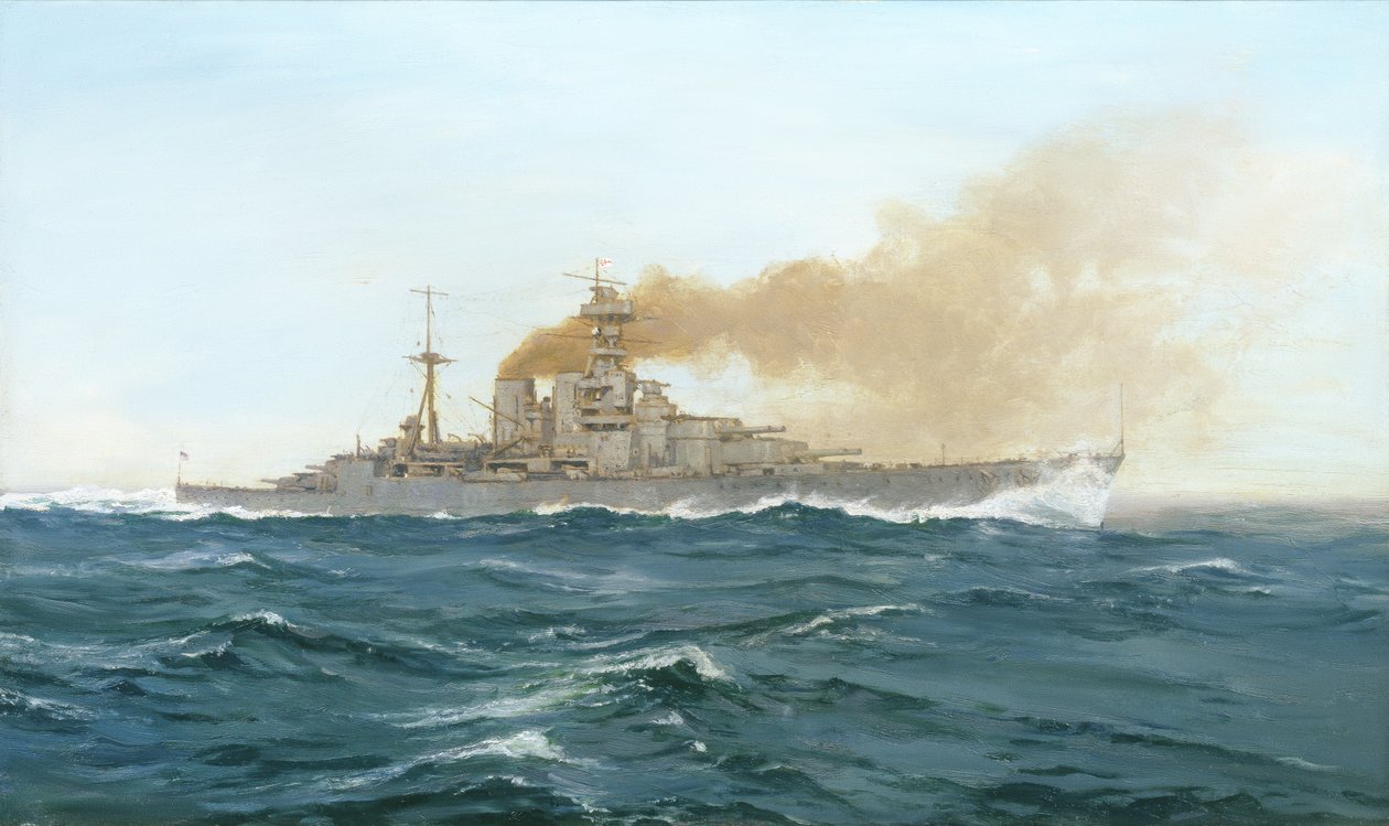 HMS Hood, 1919 tekijältä Duff Tollemache