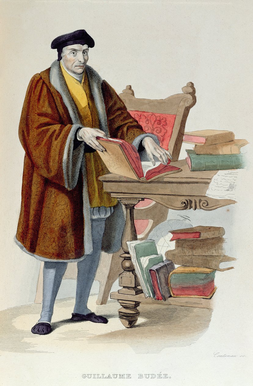 Guillaume Bude, 1841 (värikaiverrus) tekijältä Dupre