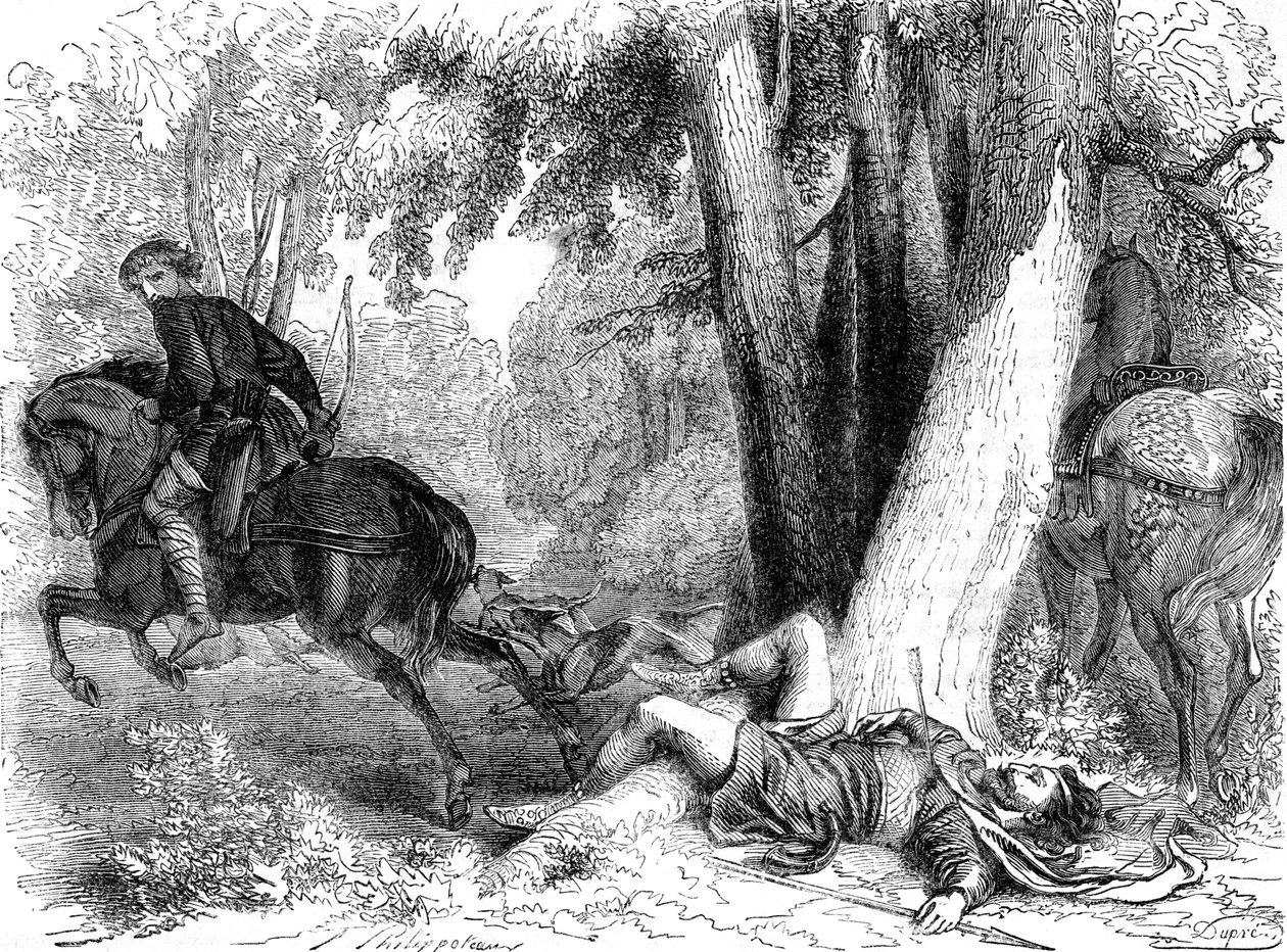 William Rufusin kuolema, 1100 tekijältä Dupre