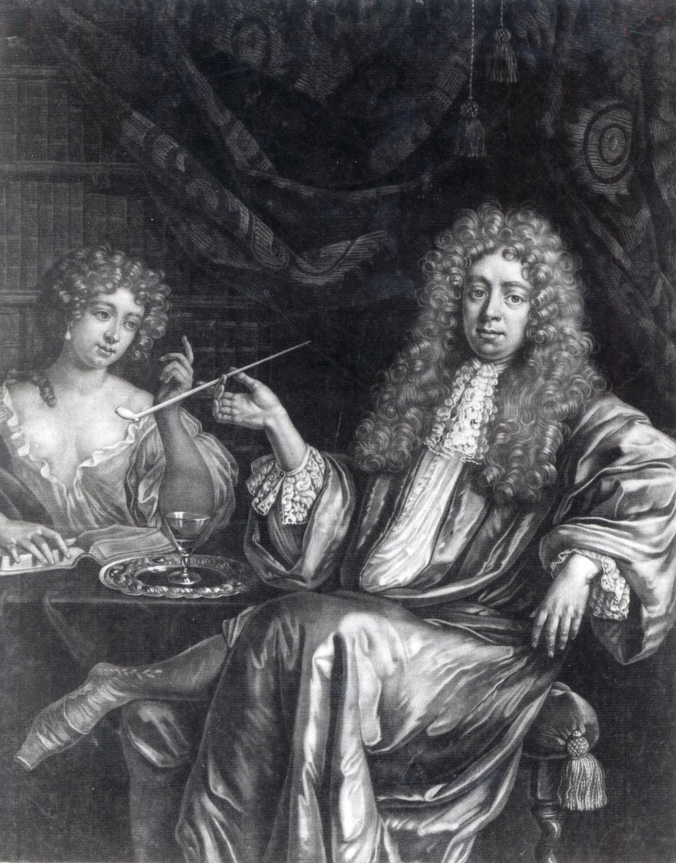 Adrian Beverland, kaiverrus Isaac Beckett, n. 1681-88 tekijältä Dutch School
