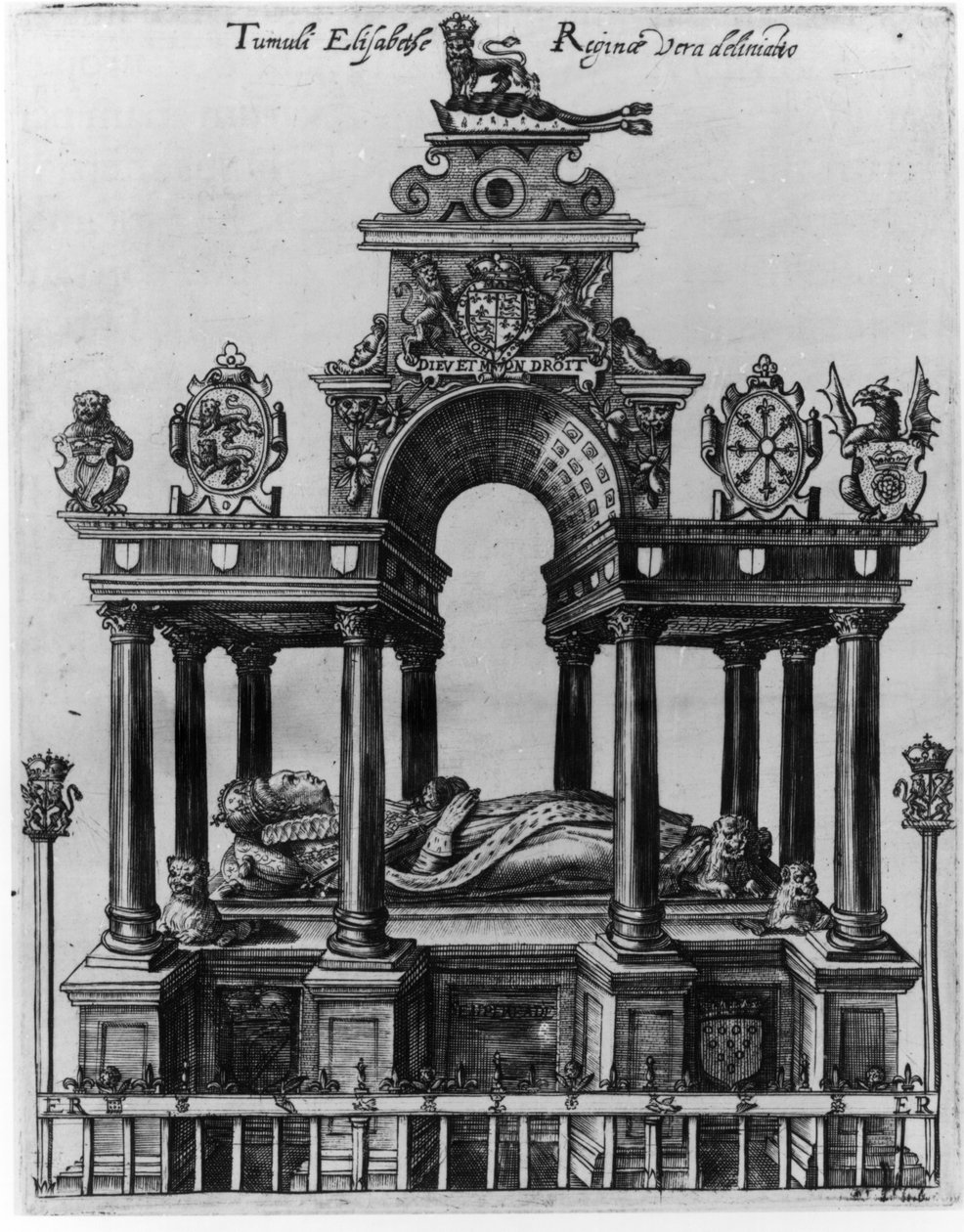 Elizabeth I:n hauta, 1620 tekijältä Dutch School