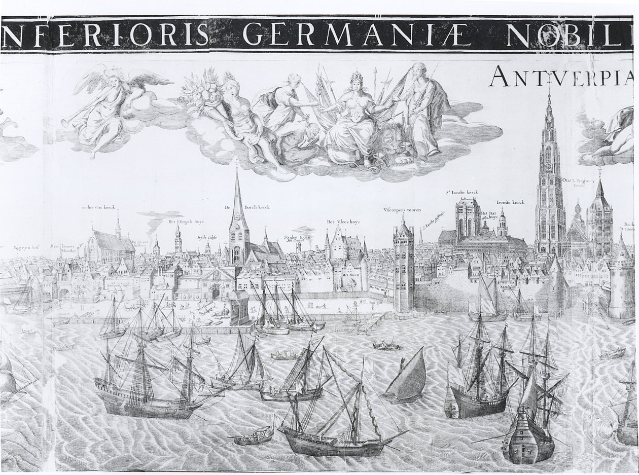 Antwerpenin kaupunkisuunnitelma, 1549 tekijältä Dutch School
