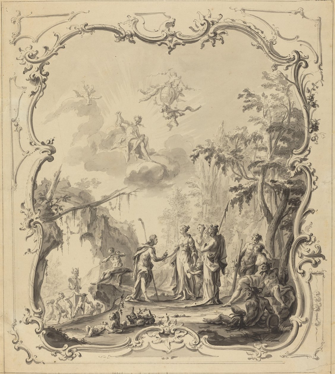 Pariisin tuomio tekijältä Dutch 18th Century