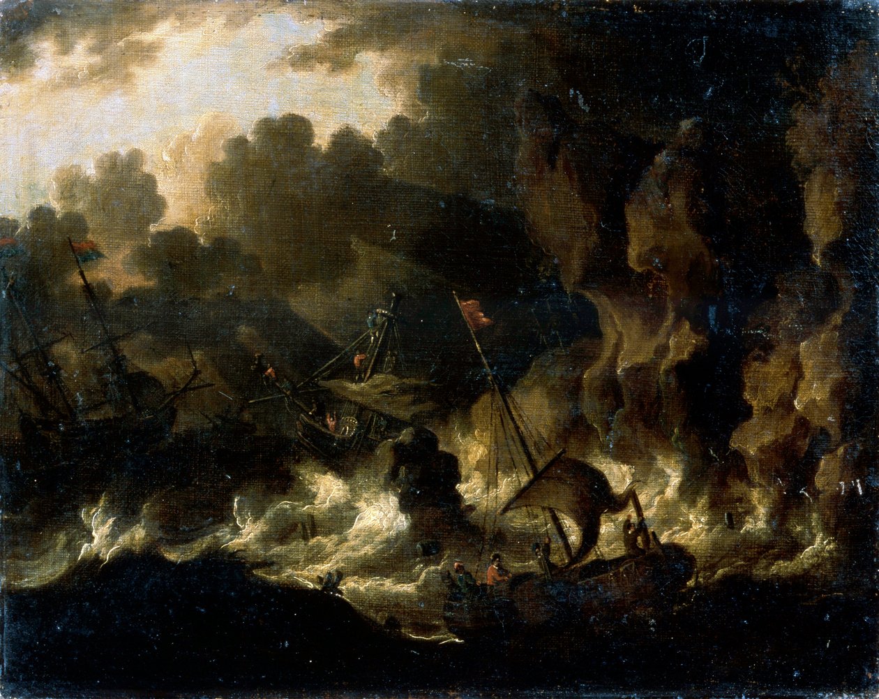Myrskyinen meri, 1600-luku tekijältä Dutch Master