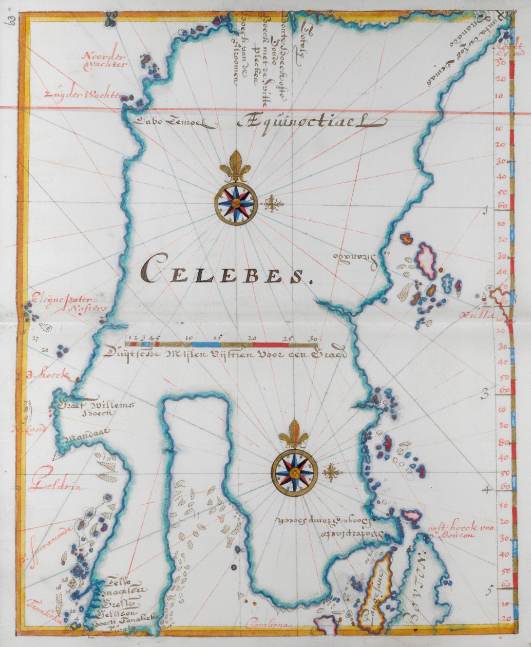 Celebesin saari. tekijältä Dutch School