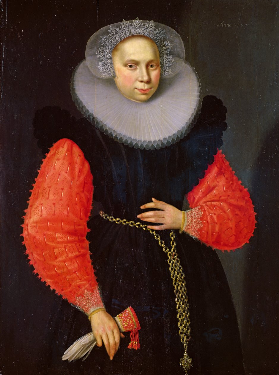 Naisen muotokuva, 1600 tekijältä Dutch School