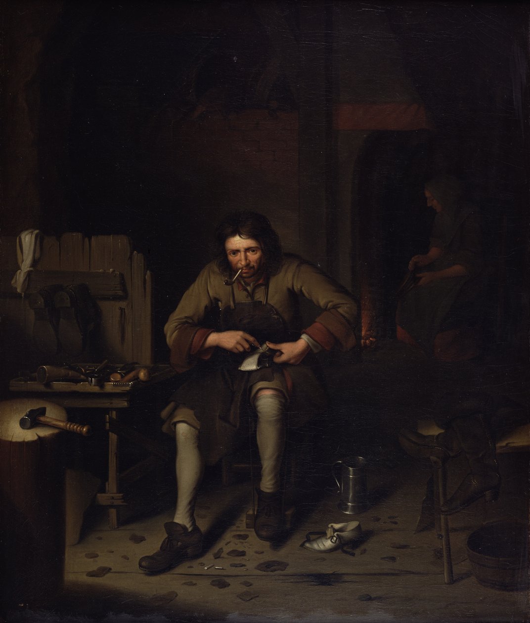 Suutarit, n. 1675 tekijältä Dutch School