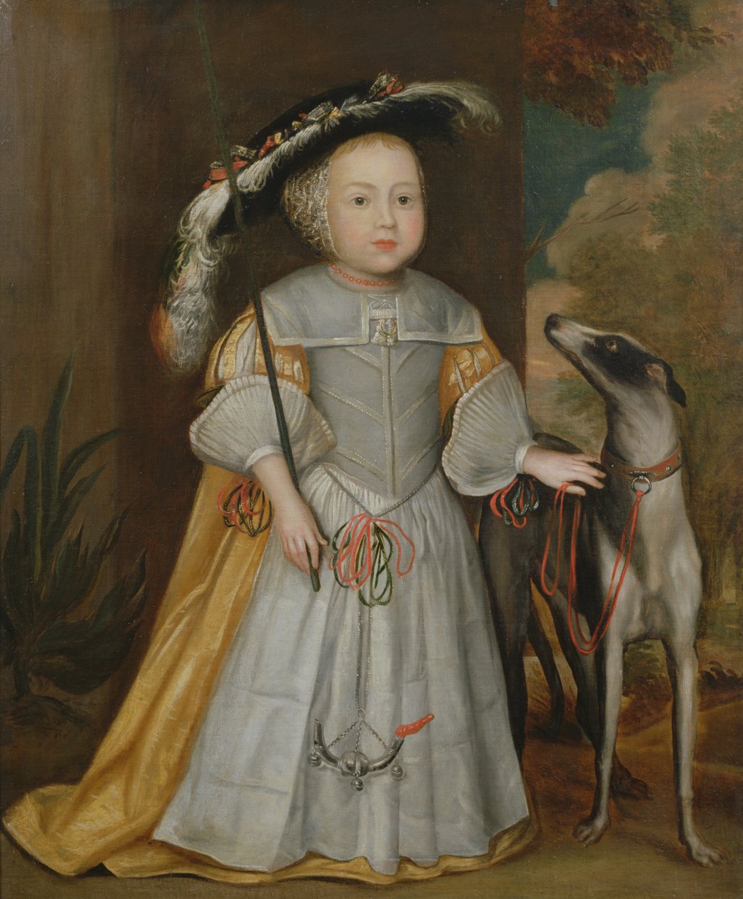 Nuori poika ja osoitin, 1650 tekijältä Dutch School