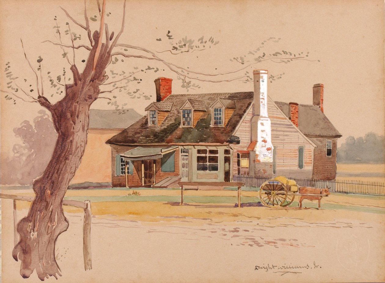Williamsburgin postitoimisto, n. 1890. tekijältä Dwight Williams