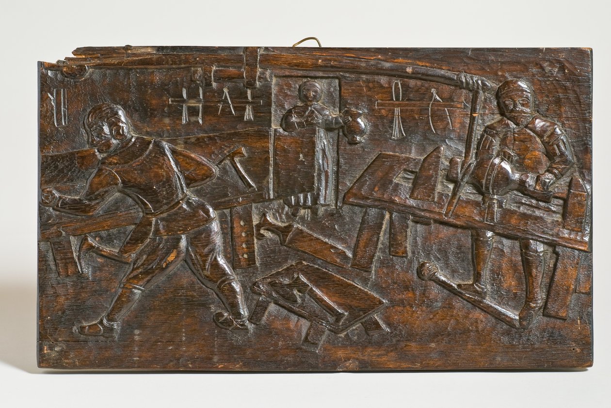 Puusepänliike (tammi) (recto of 701107) tekijältä E. Tijzer