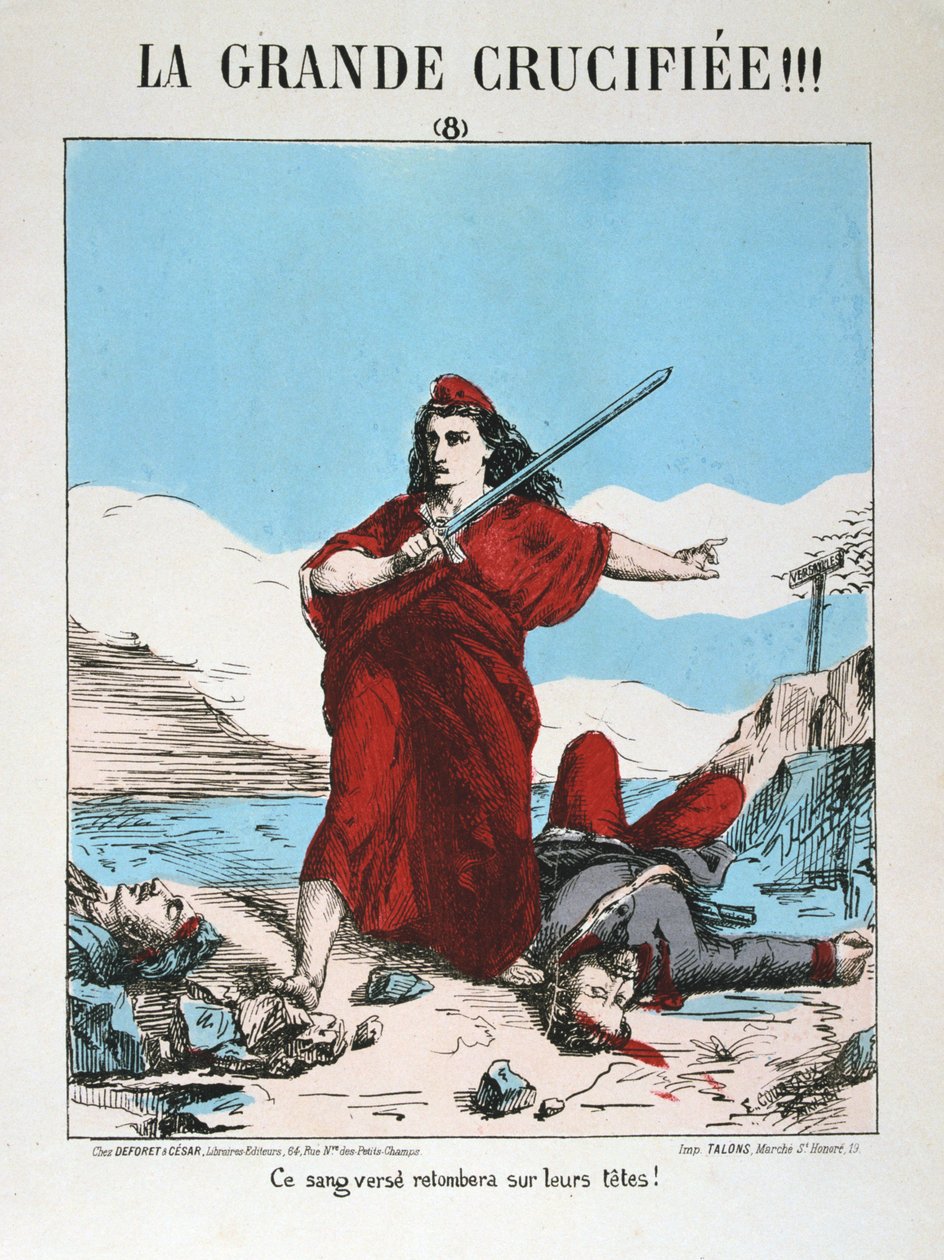 Republikaanisen Ranskan allegoria, 1871. tekijältä E. Courtaux