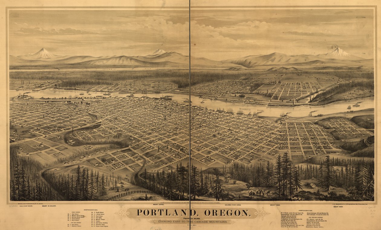 Portland, Oregon tekijältä E. S. Glover