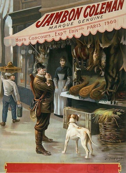 "Jambon Coleman" -mainos tekijältä E. Samson