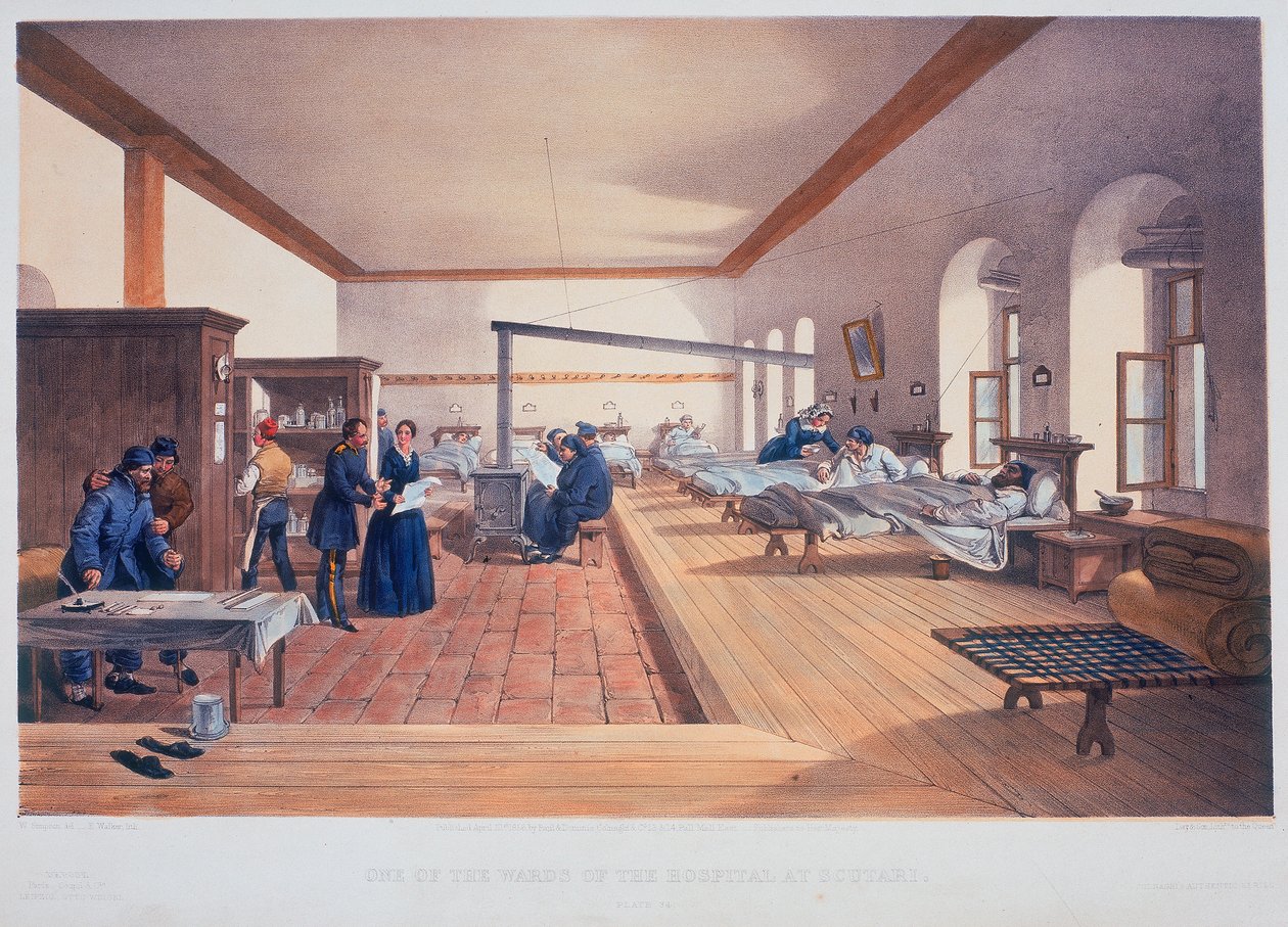 Sairaalan osasto, Scutari, Turkki, 1856 tekijältä E Walker