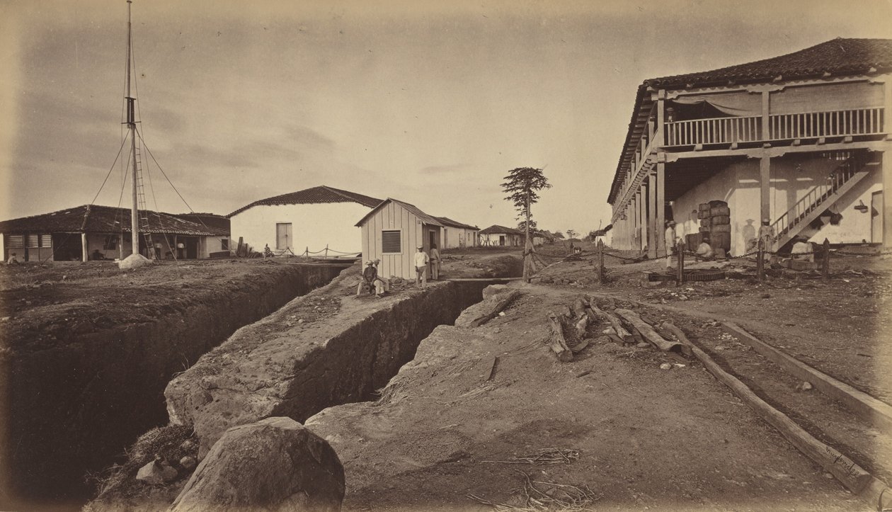 Acajutla, 1877. tekijältä Eadweard Muybridge