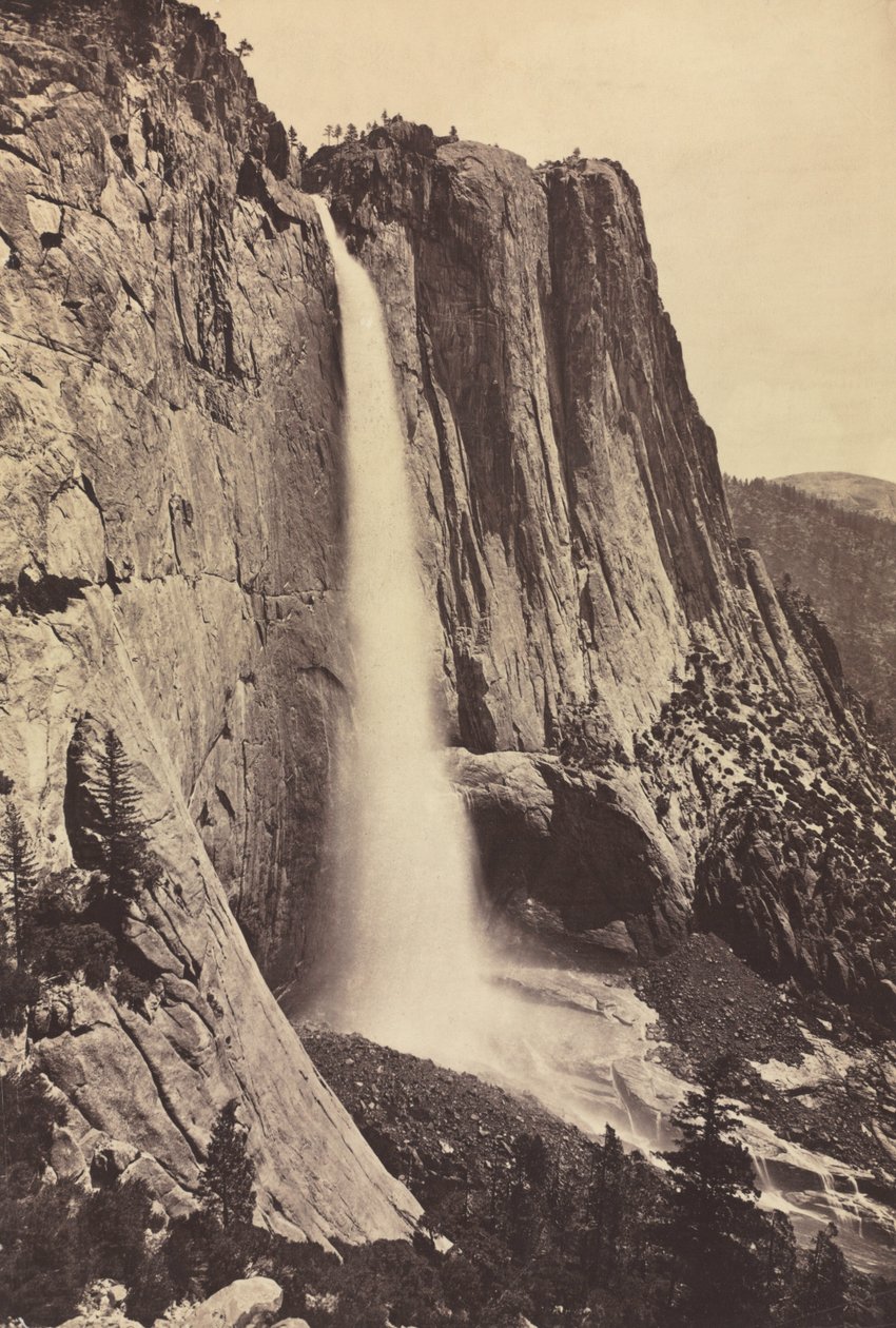 Yosemiten putoukset, 1868. tekijältä Eadweard Muybridge