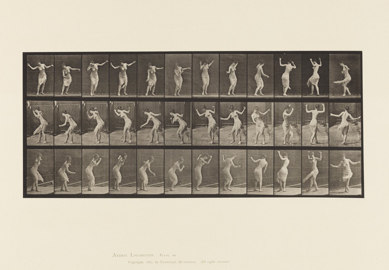 Lauta 191. Tanssi (fancy) tekijältä Eadweard Muybridge