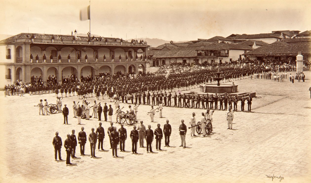 Taiteilijan vastaanotto, Quezaltenango, Guatemala tekijältä Eadweard Muybridge