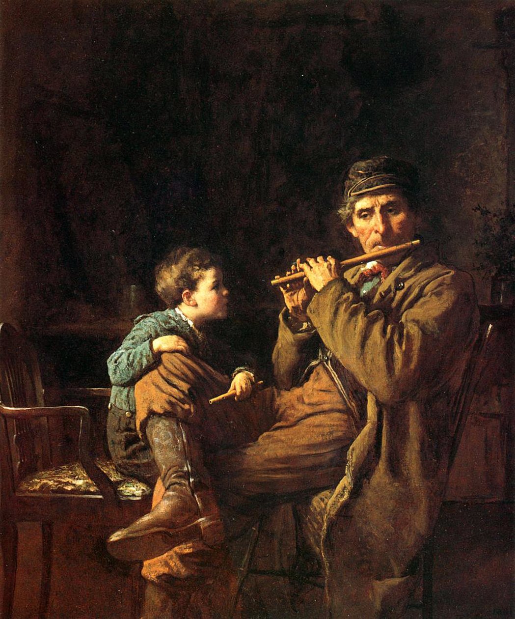 The Fifers, 1881 tekijältä Eastman Johnson