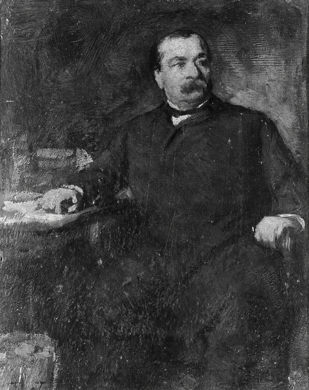 Grover Cleveland, vuoteen 1891 mennessä. tekijältä Eastman Johnson