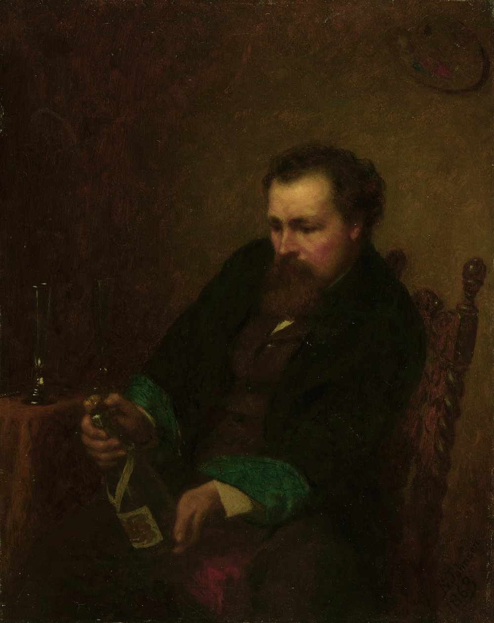 Omakuva, 1863. tekijältä Eastman Johnson