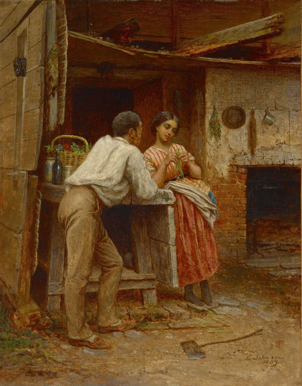Southern Courtship, 1859 tekijältä Eastman Johnson