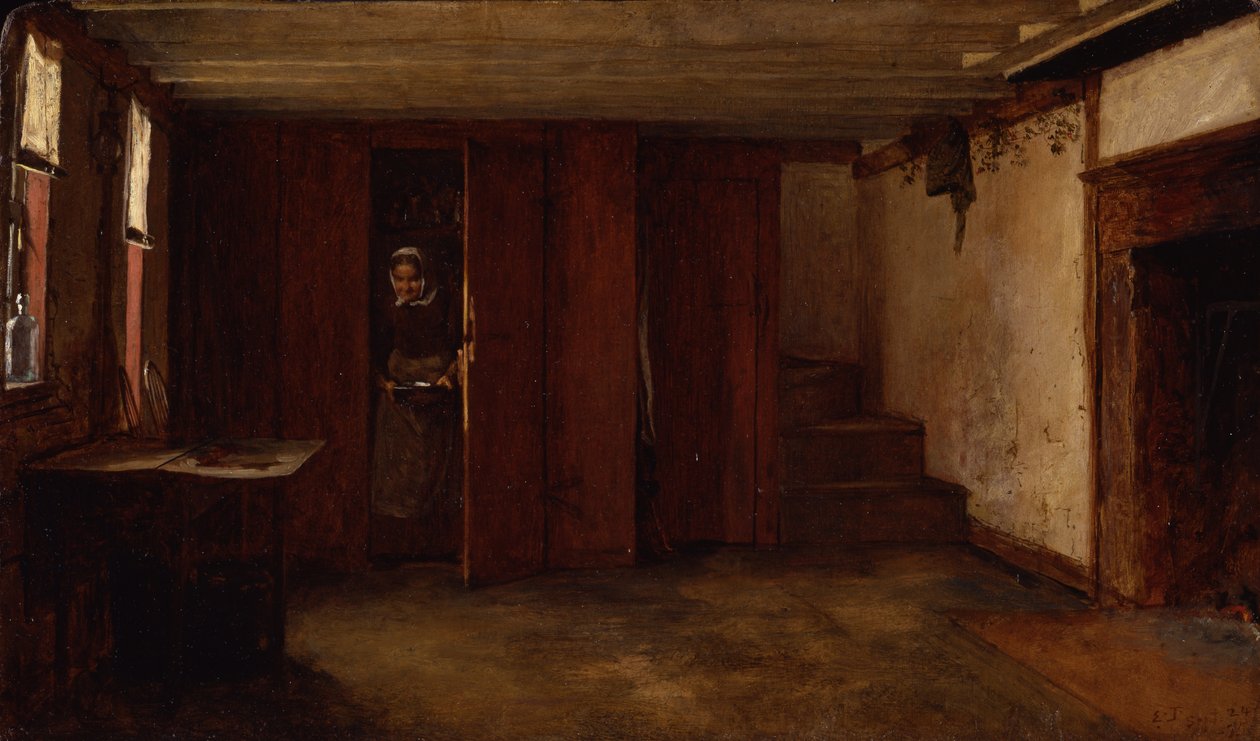 Susan Rayn keittiö, Nantucket, 1875 tekijältä Eastman Johnson