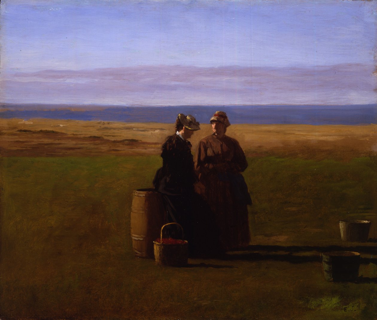 Keskustelu, 1879 tekijältä Eastman Johnson