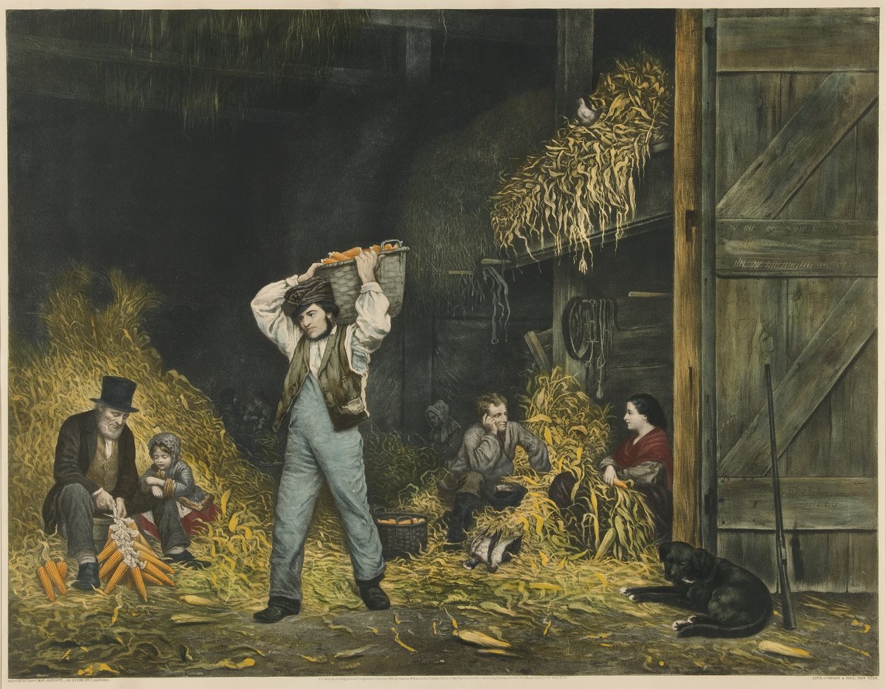 Kuori, pubi. 1861 tekijältä Eastman after Johnson