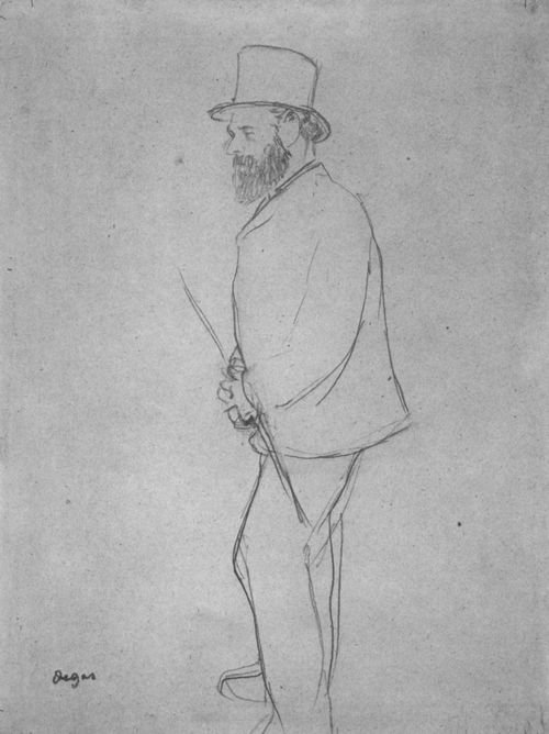 Edouard Manet radalla tekijältä Edgar Degas