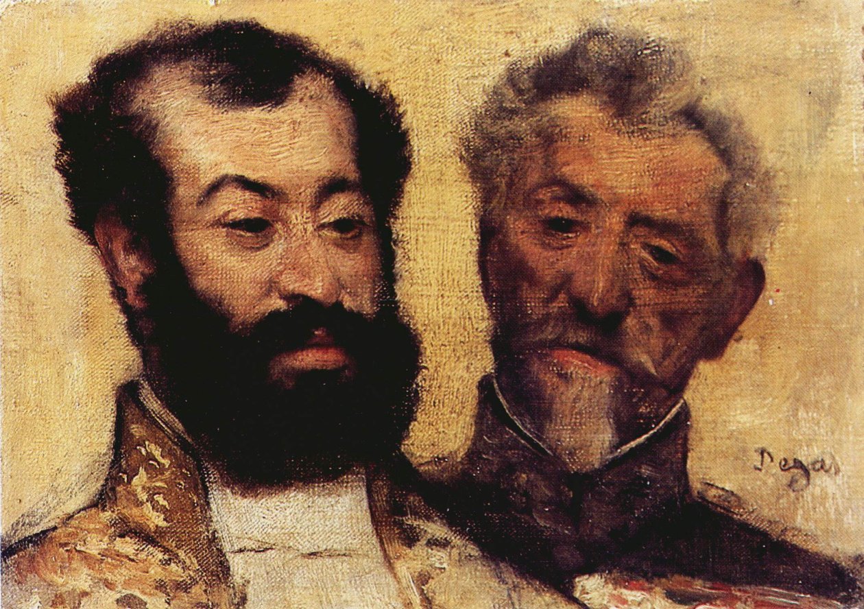 Yleinen Mellinet ja suuri rabbin Astrucn tekijältä Edgar Degas