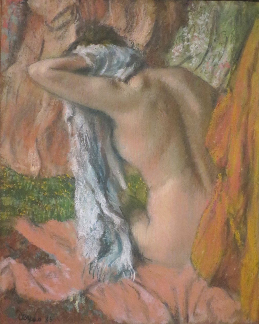 Kylvyn jälkeen tekijältä Edgar Degas