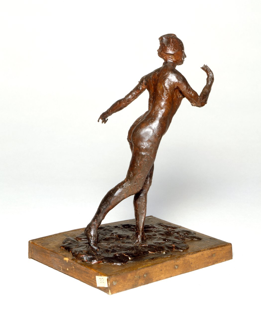 Dancer Bowing, n. 1895 (punainen vaha) tekijältä Edgar Degas