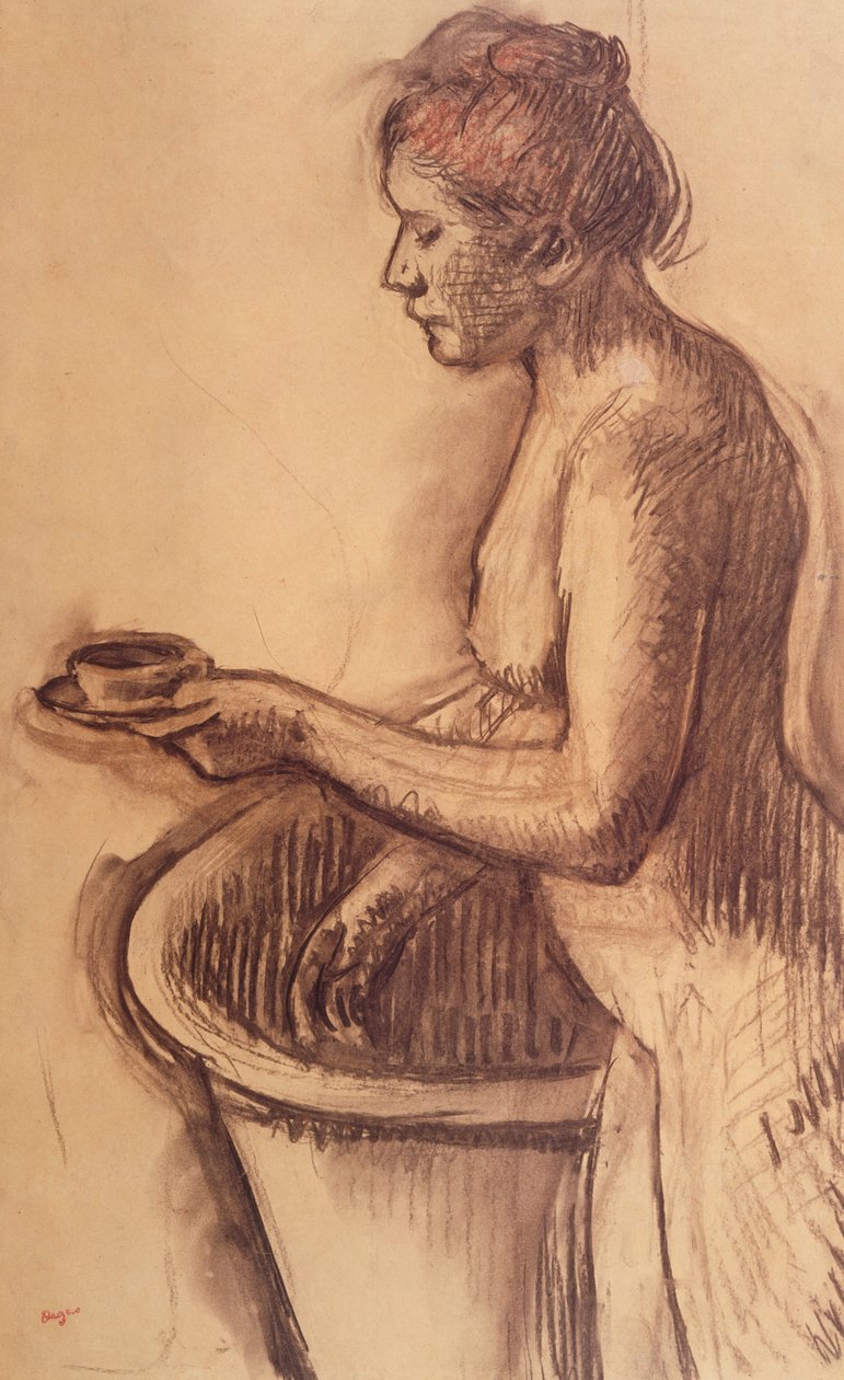 Nainen alaston tekijältä Edgar Degas