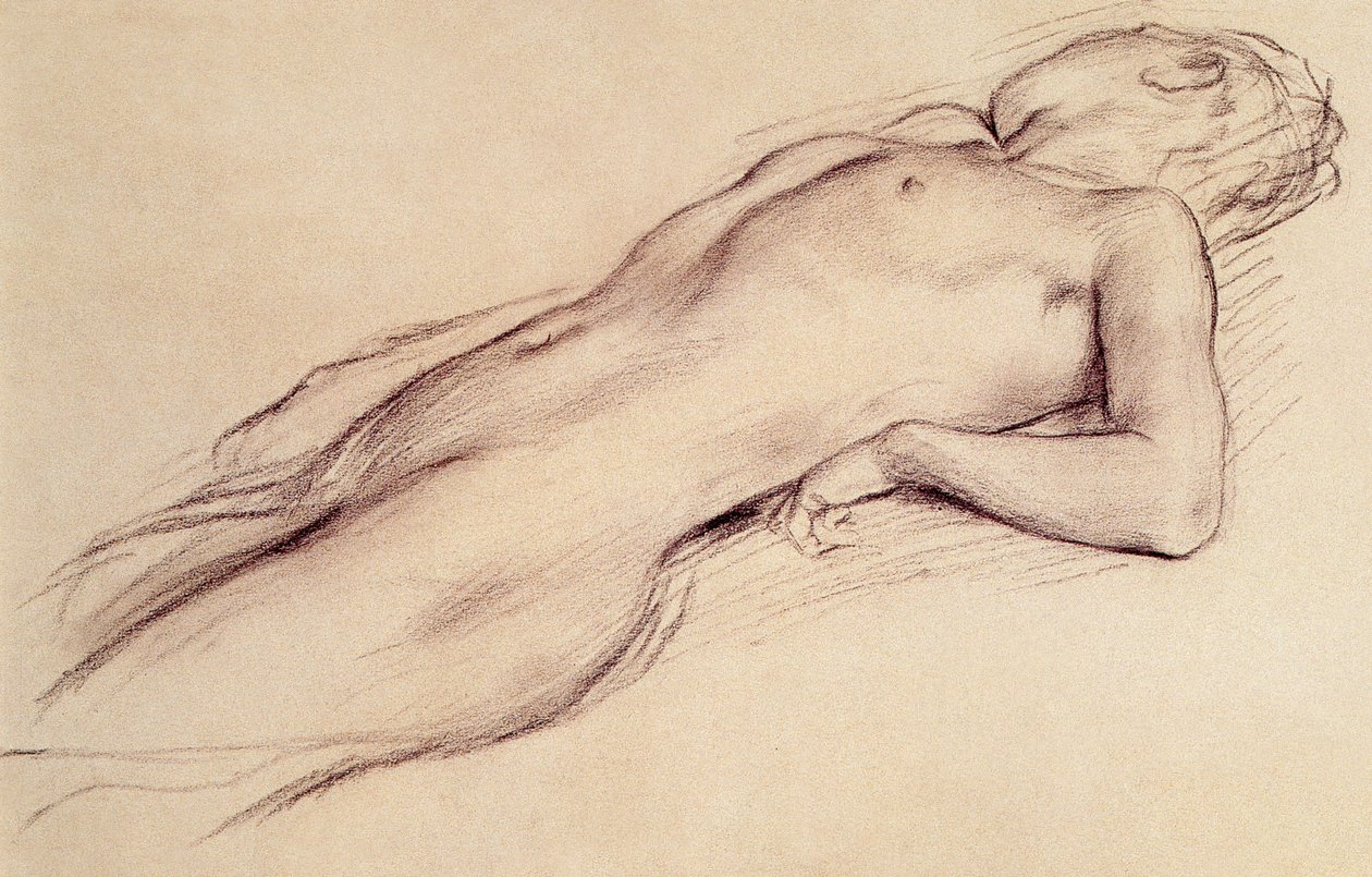 Femme nue étendue tekijältä Edgar Degas