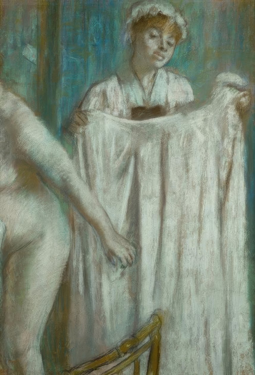 La Toilette après le bain tekijältä Edgar Degas