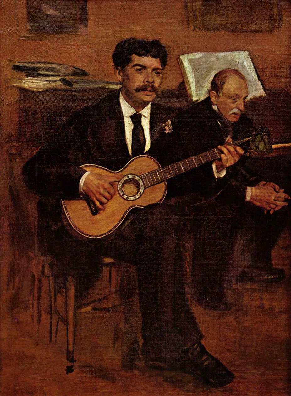 Lorenzo Pagans ja Auguste de Gas tekijältä Edgar Degas